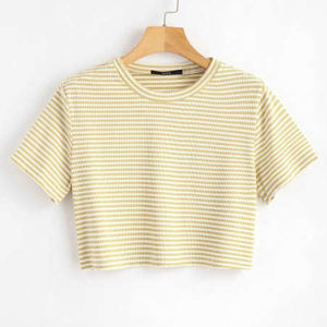 Camiseta de algodón de tamaño XL para mujer, logotipo de marca personalizado, serigrafía, camisetas de manga corta para chicas sexis, camisetas de Hip Hop fabricadas en Bangladesh - Product Image 5