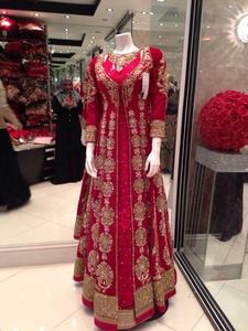 ATIYA LIBAS Veste élégante indienne/pakistanaise Lehenga Choli Dupatta pour mariage Broderie lourde Zardozi Matériau acétate 2019 - Product Image 2