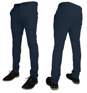 Mens Designer Chino Trousers Stretch Skinny Slim Fit <b>Jeans</b> Pant Cotton All Size with Custom Printing and Sizing Bulk Quantity - Product Image 2