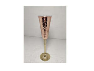De cobre de acero inoxidable de 300ml de vino rojo de cóctel Coupette Copa copa de vidrio - Product Image 4