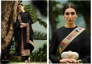 Collection exclusive Georgette avec broderie Costume Salwar de créateur indien pakistanais pour femmes disponible à un prix abordable - Product Image 3