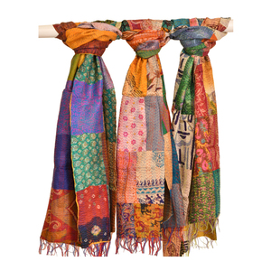 Top Qualité Bas Prix Design Vintage En Soie Châle Étole - Product Image 1