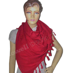 Luxury 2023 <b>Women's</b> Arafat Scarf Cotton Solid Color Leaf Design Versatile Winter Hijab Scarf Printed <b>Shawl</b> for Traditional Wear - Product Image 1