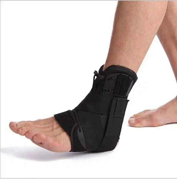 의료 정형 발목 중괄호 발목 부목 스트랩 이동식 알루미늄 지원 중괄호 발목 안정제 랩 염좌