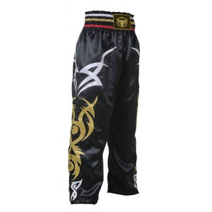 Pantalones de satén hechos Muay Thai Kick Boxing - Product Image 1