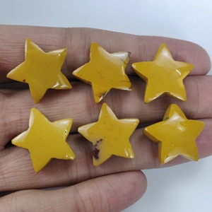 Piedra Suelta de Alta Calidad, Hermosa Piedra Preciosa Natural para Manualidades, Mokita Natural en Forma de Estrella, Piedra Preciosa Suelta al por Mayor para Joyería de Año Nuevo - Product Image 1