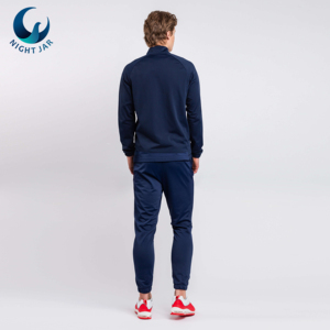 Ensemble de survêtement pour homme avec logo personnalisé, tissu en polyester et coton, vêtements de sport - Product Image 5