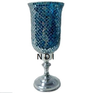 Portavelas decorativo hecho a mano de estilo moderno, decoración de fiesta, superventas, portavelas con acabado antiguo - Product Image 2
