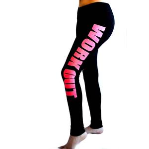 Pantalones de Fitness ajustados para mujer, mallas de Yoga elásticas Punk personalizadas, ropa de Fitness de punto transpirable, mallas de sublimación informales - Product Image 6