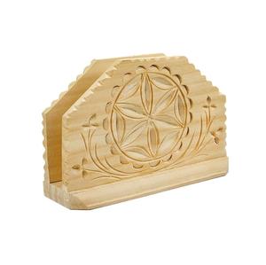Porte-serviettes en bois, ustensiles de Table décoratifs faits à la main, porte-mouchoirs fantaisie classique indien élégant porte-serviettes fantaisie - Product Image 2