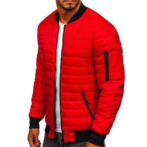 Chaqueta de cuello levantado personalizada para hombre, chaqueta de plumón en blanco para invierno, estilo de moda de alta calidad, talla grande, venta al por mayor - Product Image 3