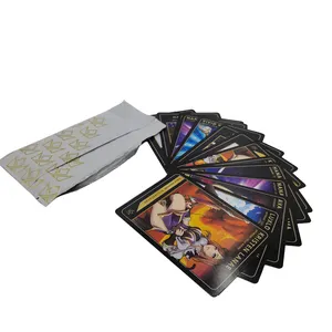Ücretsiz örnek toptan OEM tasarım özel baskı folyo ambalaj oyun kartları ticaret kartları