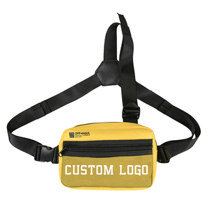 Chaleco cruzado grande personalizado para hombre y mujer, bolsa de pecho para deportes al aire libre, a la moda, Unisex, venta al por mayor - Product Image 6