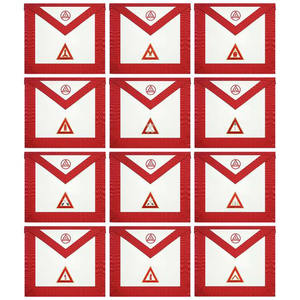 Tabliers maçonniques de loge bleue faits à la main professionnels personnalisés Tabliers de maître maçon Design de poche en cuir roman pour cadeaux de nouveautés - Product Image 3