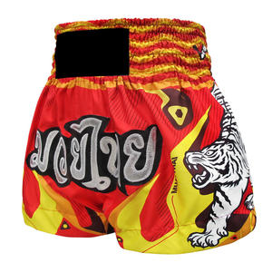 Pantalones Cortos de Boxeo Muay Thai de Alta Calidad con Diseño Personalizado, Logotipo Personalizado, 100% Poliéster, Impresión Digital, Colores Degradados - Product Image 6