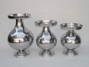 Candelabro de Aluminio Premium, Centro de Mesa para Decoración de Bodas, Portavelas Decorativo para el Hogar, Diseño de Lujo, Portavelas de Pilar - Product Image 3