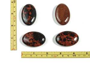 Pierre de palmier obsidienne de poche, en acajou, pierre de palmier, cristal de guérison, chakra reiki pour cadeaux, agates Alfazal, meilleure vente - Product Image 3