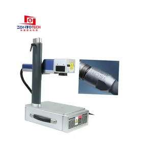 Máquina de marcação a laser da fibra dividida, 20w 30w 50w 100w desktop portátil para jóias dentro do anel gravura a laser