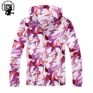 Chaqueta Cortavientos Ligera de Invierno para Hombre, Personalizada, de Poliéster/Algodón, con Capucha, Cierre de Cremallera, Impermeable, Ecológica, Corte Ajustado - Product Image 4