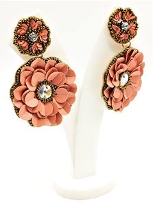 Pendientes de mimbre geométricos para mujer, joyería hecha a mano, de madera de bambú respetuosa con el medio ambiente - Product Image 6