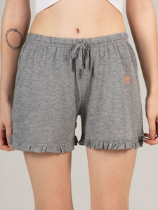 Pantalones cortos de algodón de LICRA para mujer, 2 piezas, para gimnasio, 2021 - Product Image 3