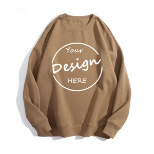 Sudadera con Capucha Oversize Casual para Mujer, de Poliéster/Algodón, Transpirable, Resistente al Viento, Estampada, Blanca Lisa, con Hombros Caídos - Product Image 4