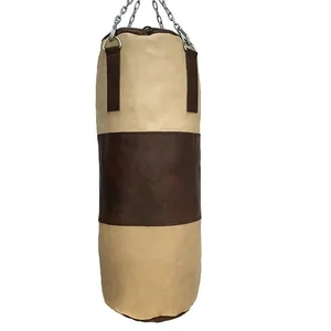 Best Punching Bag Professional Leather Kick Boxing Punching Bag