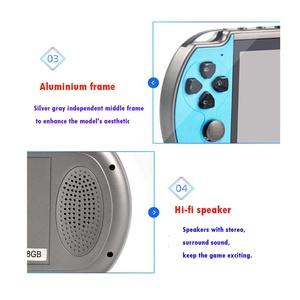 Console de jeu portable rétro X19, écran de 4,3 pouces, lecteur de jeux vidéo, véritable jeu <span class=keywords><strong>8</strong></span> <span class=keywords><strong>bits</strong></span>/16 <span class=keywords><strong>bits</strong></span>/32 <span class=keywords><strong>bits</strong></span> avec manette - Product Image 5