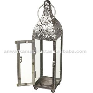 Linterna de candelabro marroquí de Base cuadrada de alta calidad, linterna colgante más vendida - Product Image 5