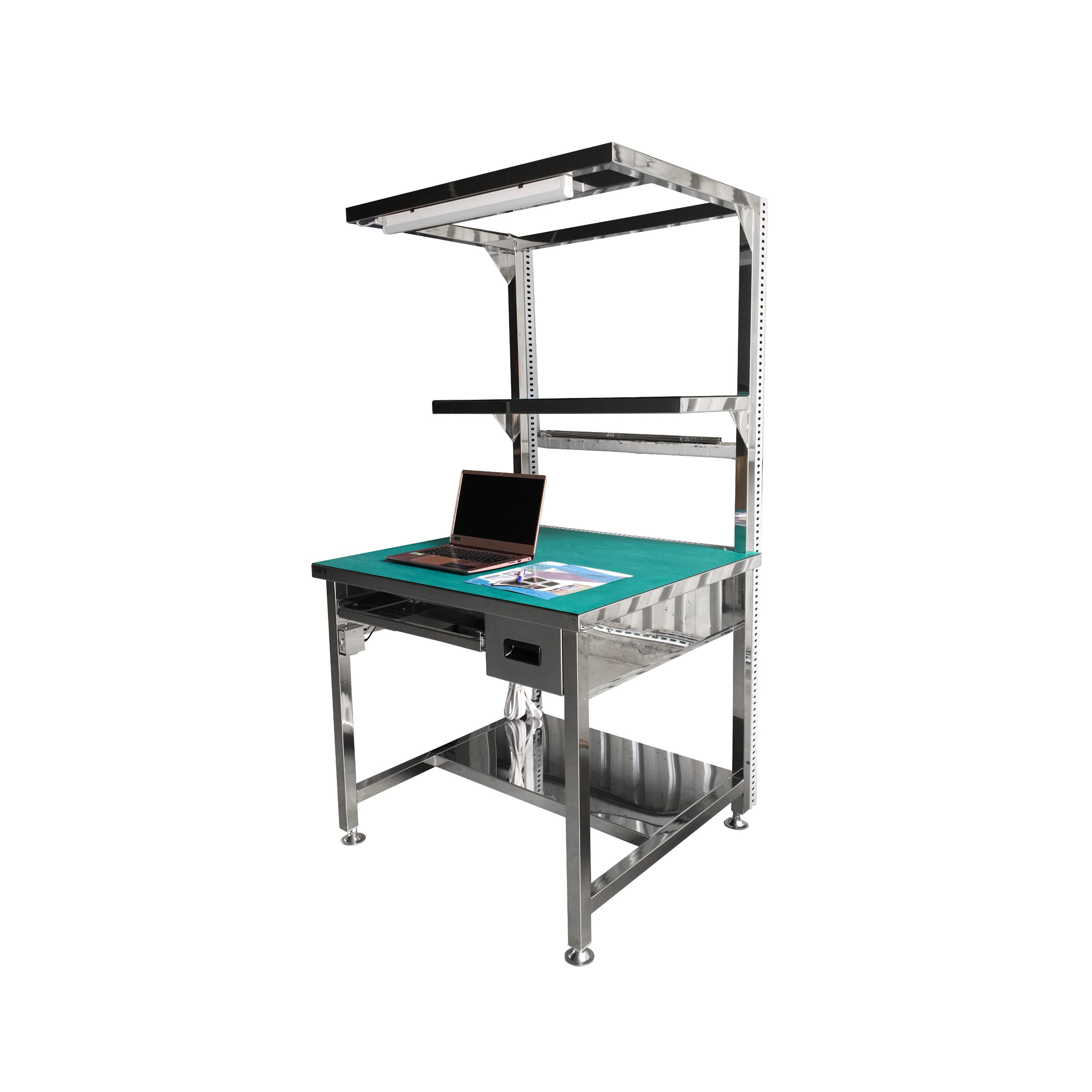 Испытательная станция, Рабочий стол из нержавеющей стали для лабораторной больницы