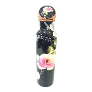 Botella de agua de cobre puro con diseño clásico moderno, suministro de botellas de agua impresas, venta al por mayor - Product Image 1