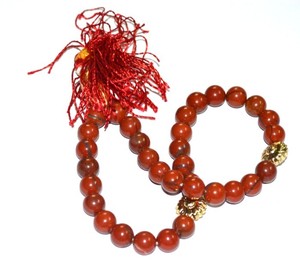 ¡Rojo Jasper 33 granos Tasbih | Pedido en línea para jaspe rojo 33 granos Tasbih - Product Image 1
