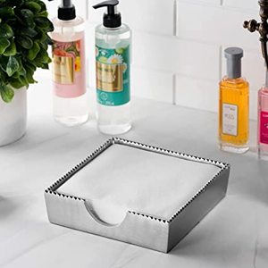 Porte-serviettes en métal doré unique avec un design simple et élégant parfait pour les accessoires de table de restaurant, d'hôtel et de mariage - Product Image 6