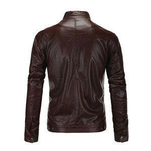 Veste d'hiver en cuir véritable pour hommes, Streetwear à la mode hommes, sur mesure, meilleure vente - Product Image 2