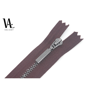 Fermeture éclair pour pull en tissu, trench coat, veste en cuir, manteau, style nickle noir brillant, bout ouvert, n ° 5 #8 - Product Image 1