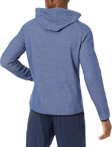 Sudadera con capucha de invierno para hombre con logotipo personalizado patrón impreso 100% algodón polar transpirable Color sólido cuello con capucha - Product Image 2