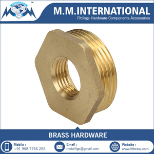 Conector Recto de Latón Moleteado Forjado para Tuberías, Rosca Macho y Hembra BSP NPT, Sanitario, Marca Personalizada, Multitamaño - Product Image 3