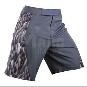 Pantalones cortos lisos para hombre, Shorts coloridos de diseño MMA, color blanco - Product Image 5