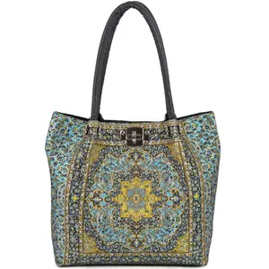 Turkish Carpet and Kilim Design Woven Fabric Bag