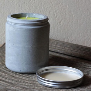 Portavelas de Concreto Gris Claro para Decoración del Hogar, Venta al por Mayor por Caro - Product Image 3