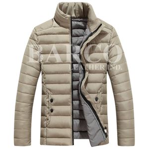 Personalización nuevo estilo invierno chaqueta hinchada de manga larga Panel cruzado costura Streetwear chaqueta acolchada de moda para Unisex - Product Image 3