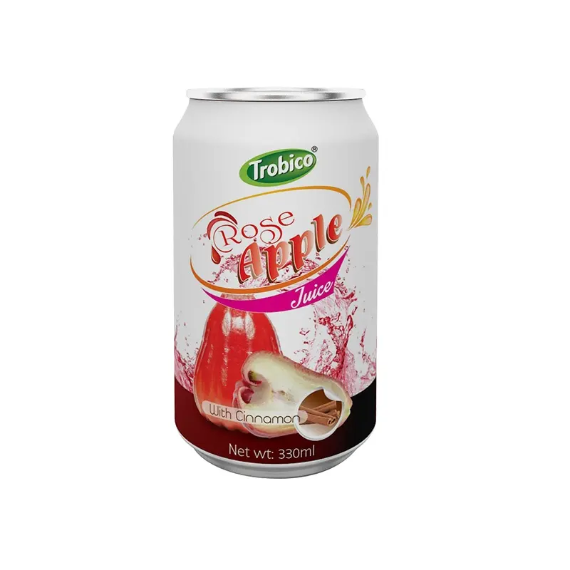 Private label Produttore dal Vietnam Rosa Fresca Succo di Mela Con Sapore di Cannella