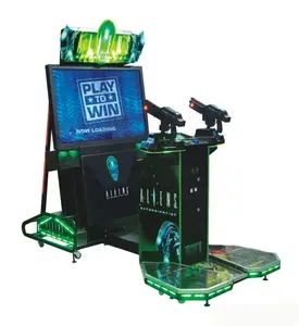 동전 작동 게임 아케이드 슈팅 게임 52 인치 외계인 근절 총 슈팅 머신