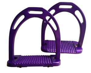 Échopjoxar — étriers légers métalliques, violets, revêtus de poudre, lb, 2 pièces - Product Image 4