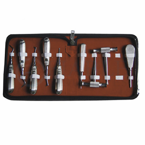 9-Piece <b>Dental</b> Root Elevator Set with Stainless Steel Handles Manual Power Source <b>Equipment</b> - Product Image 4