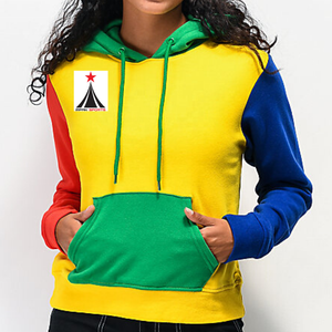 Nueva moda invierno mujer Sudadera con capucha color bloque pulóver mujer Sudadera con capucha Mujer - Product Image 1