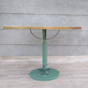 โต๊ะกาแฟแบบอุตสาหกรรมทำจากไม้แข็งโลหะทรงสี่เหลี่ยมสไตล์เรียบง่ายสำหรับห้องนั่งเล่นในโรงพยาบาลคาเฟ่ห้องครัวรับประทานอาหารกลางแจ้งโรงแรม - Product Image 4