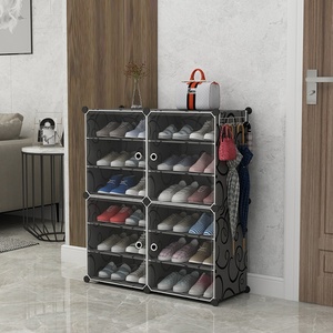 <span class=keywords><strong>Scarpiera</strong></span> Portatile a 8 <span class=keywords><strong>Cubi</strong></span> per Ingresso, Mobiletto Facile da Montare con Design Multistrato - Product Image 3