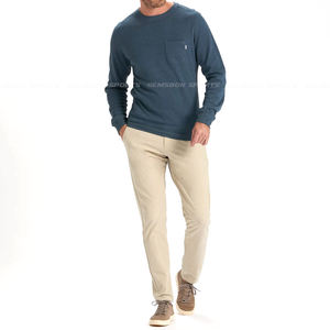 Sweat-shirts personnalisés pour hommes, légers, à col rond, pour l'entraînement, hiver et printemps, en tissu polaire 100% coton, vente en gros - Product Image 6