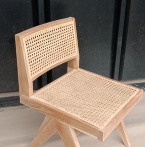 Meuble luxueuses en teck de corée du sud, chaise à manger, mobilier en rotin - Product Image 6